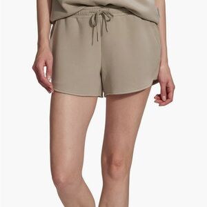 Varley Margot Sweat Shorts Medium Abbey Stone NWT